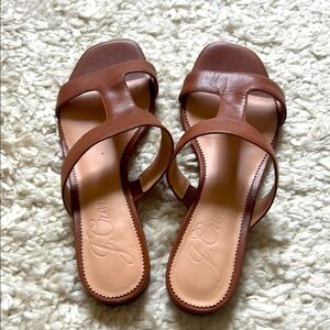 J. Crew Women's Brown Leather Sandals